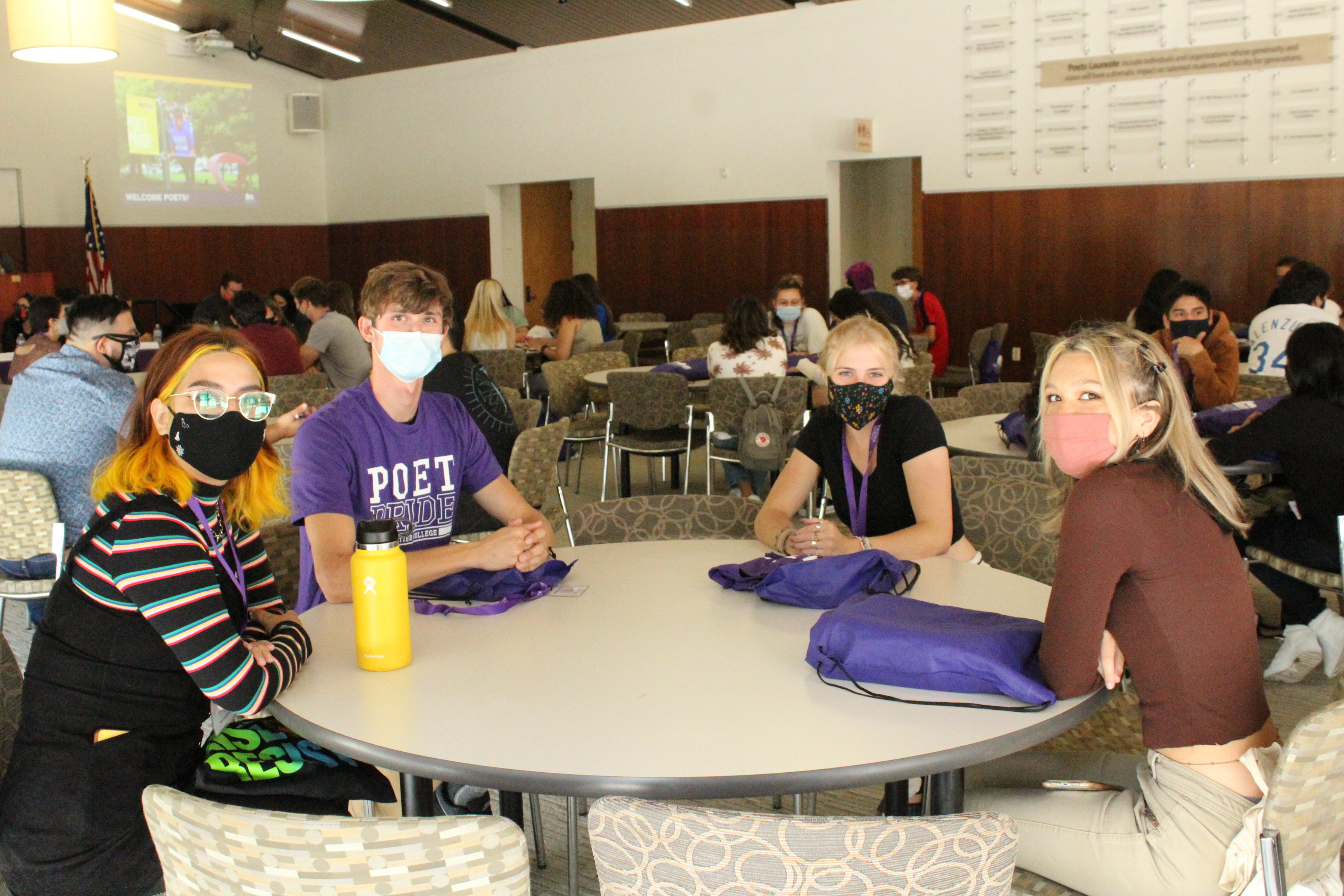 Whittier College New Students to Campus Whittier College